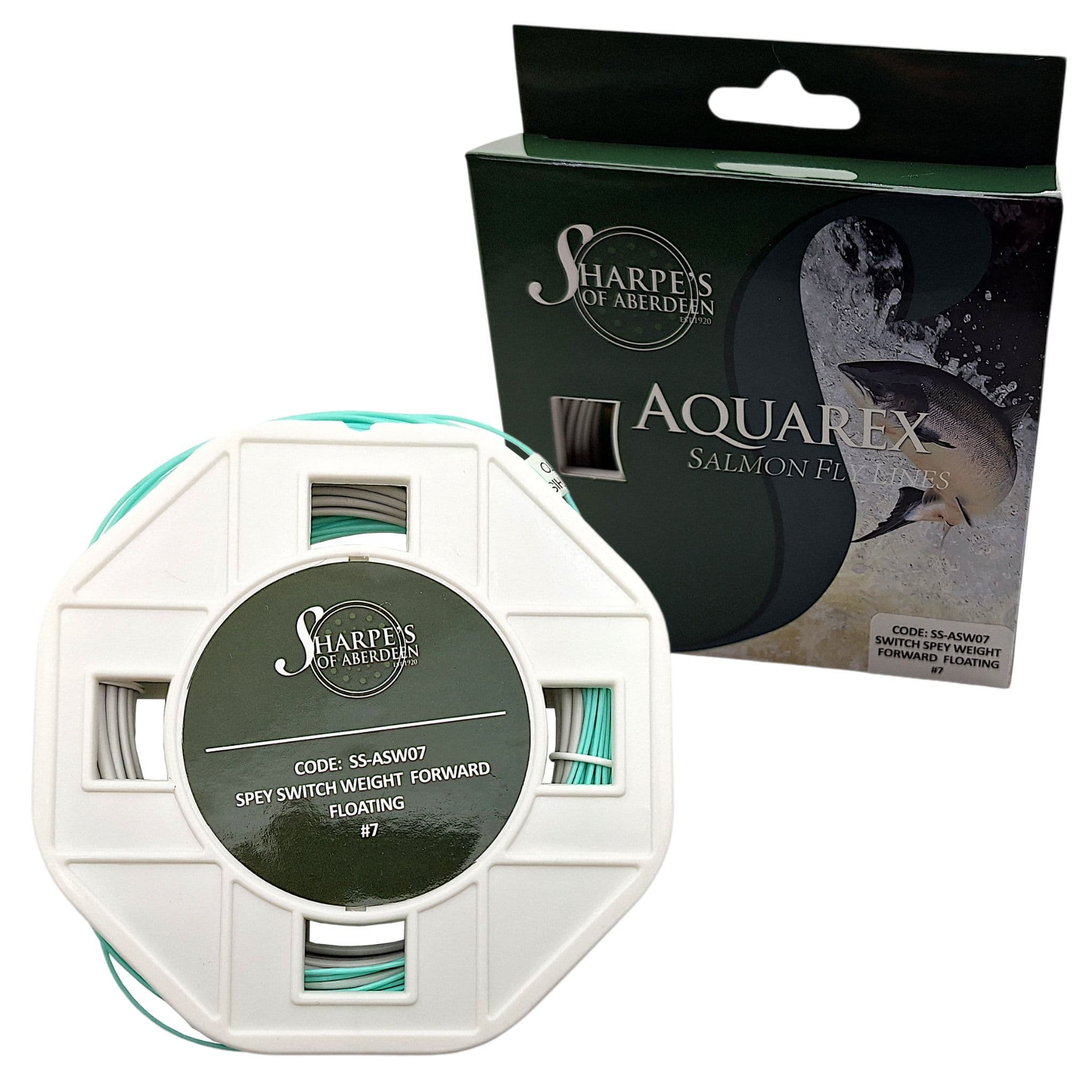 Sharpes of Aberdeen Aquarex Compact Spey/Switch Fly Line (#8/100ft)(Blue)