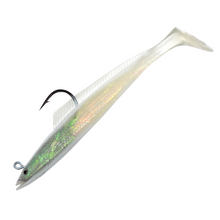 Load image into Gallery viewer, Sidewinder Sandeel Lure (6in/25g)(Super Holographic Pearl)(3 Pack)