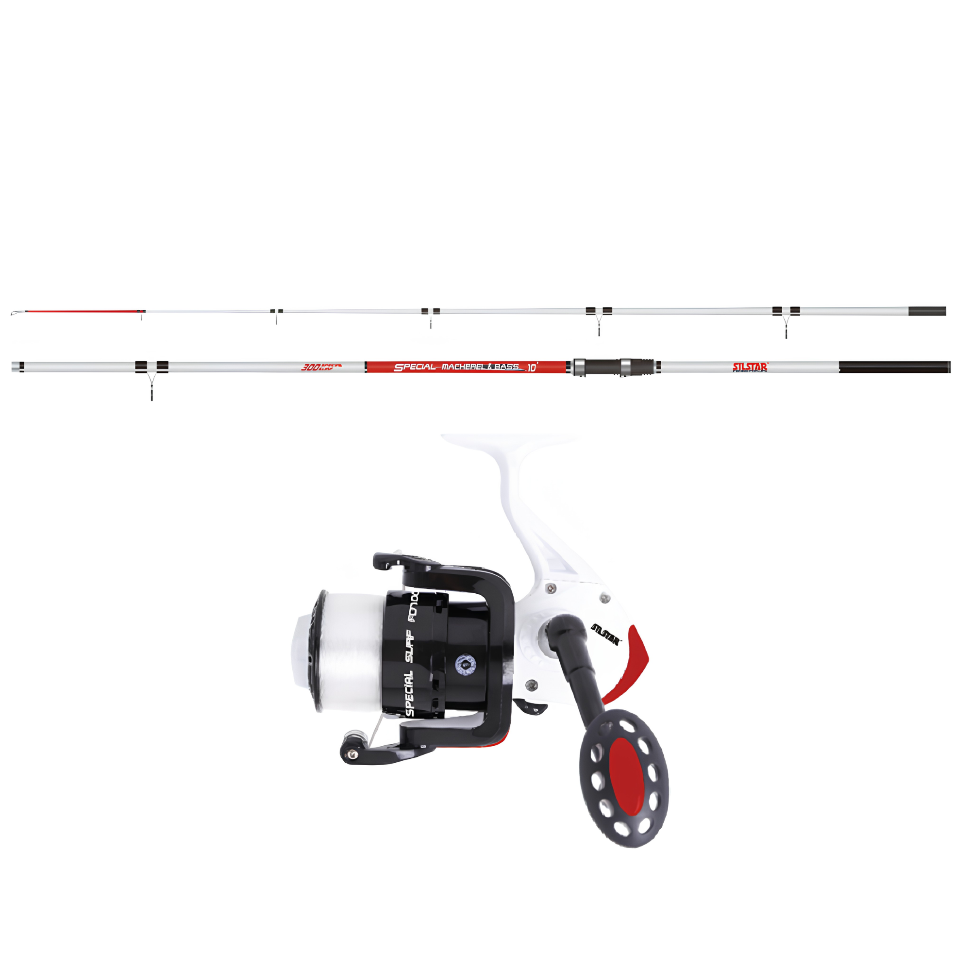 Silstar 10ft/3m Special Mackerel 2 Section Rod + Reel Combo