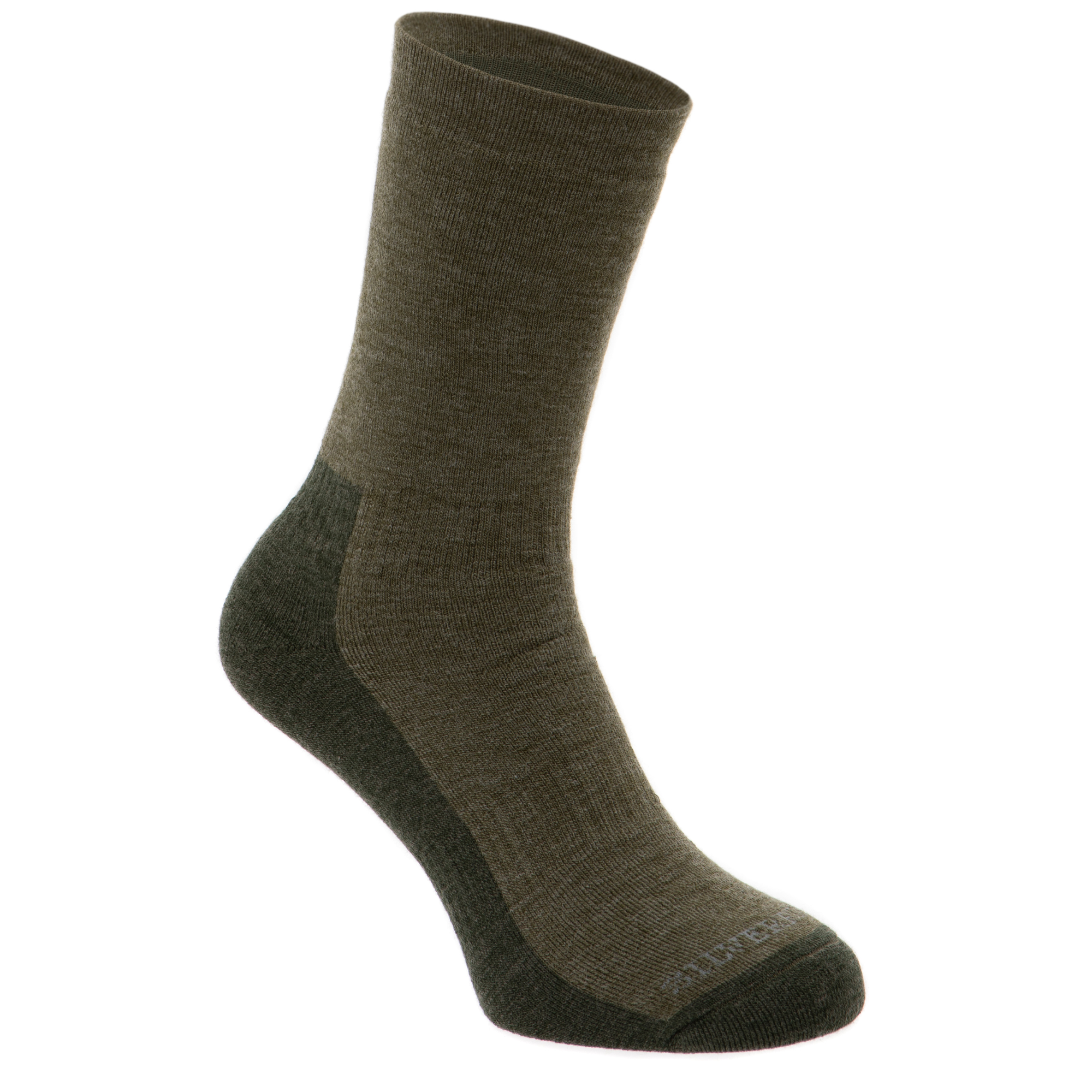 Silverpoint Unisex All Terrain Merino Hiker Socks - 2 Pair Pack (Grey/Green)