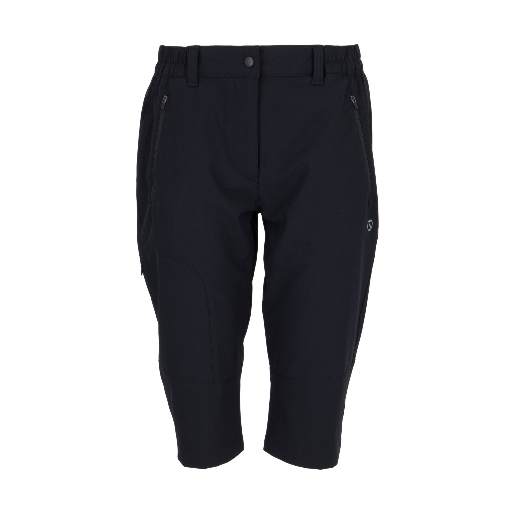 Silverpoint Women's Coniston Light Capri Trousers (Black)