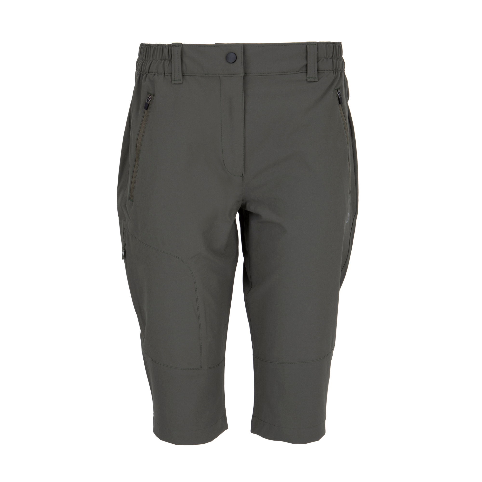 Silverpoint Women's Coniston Light Capri Trousers (Khaki Green)