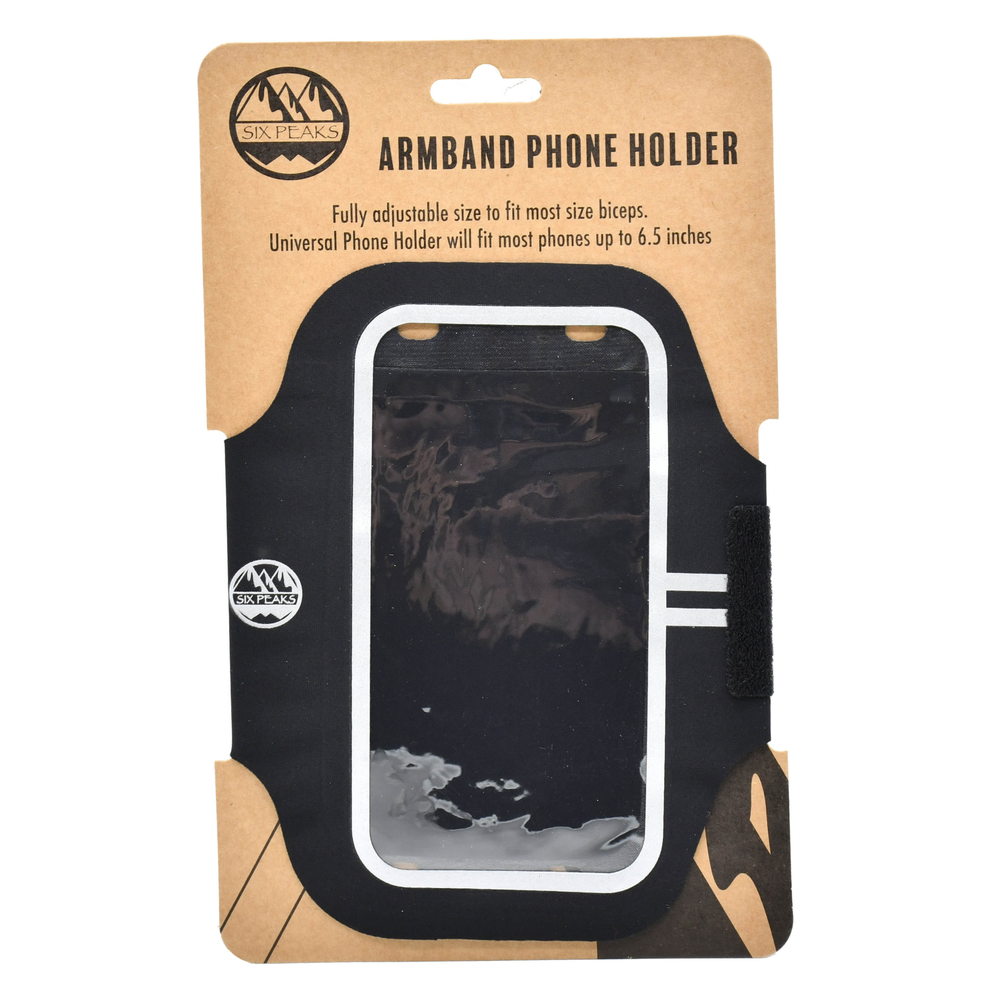 Six Peaks Armband Phone Holder (Black)