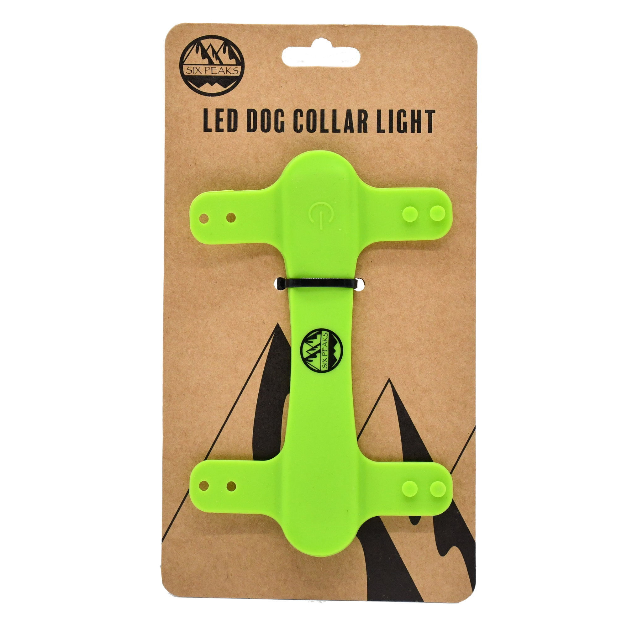 Six Peaks LED Light Dog Collar Attachment (Fluo Yellow)
