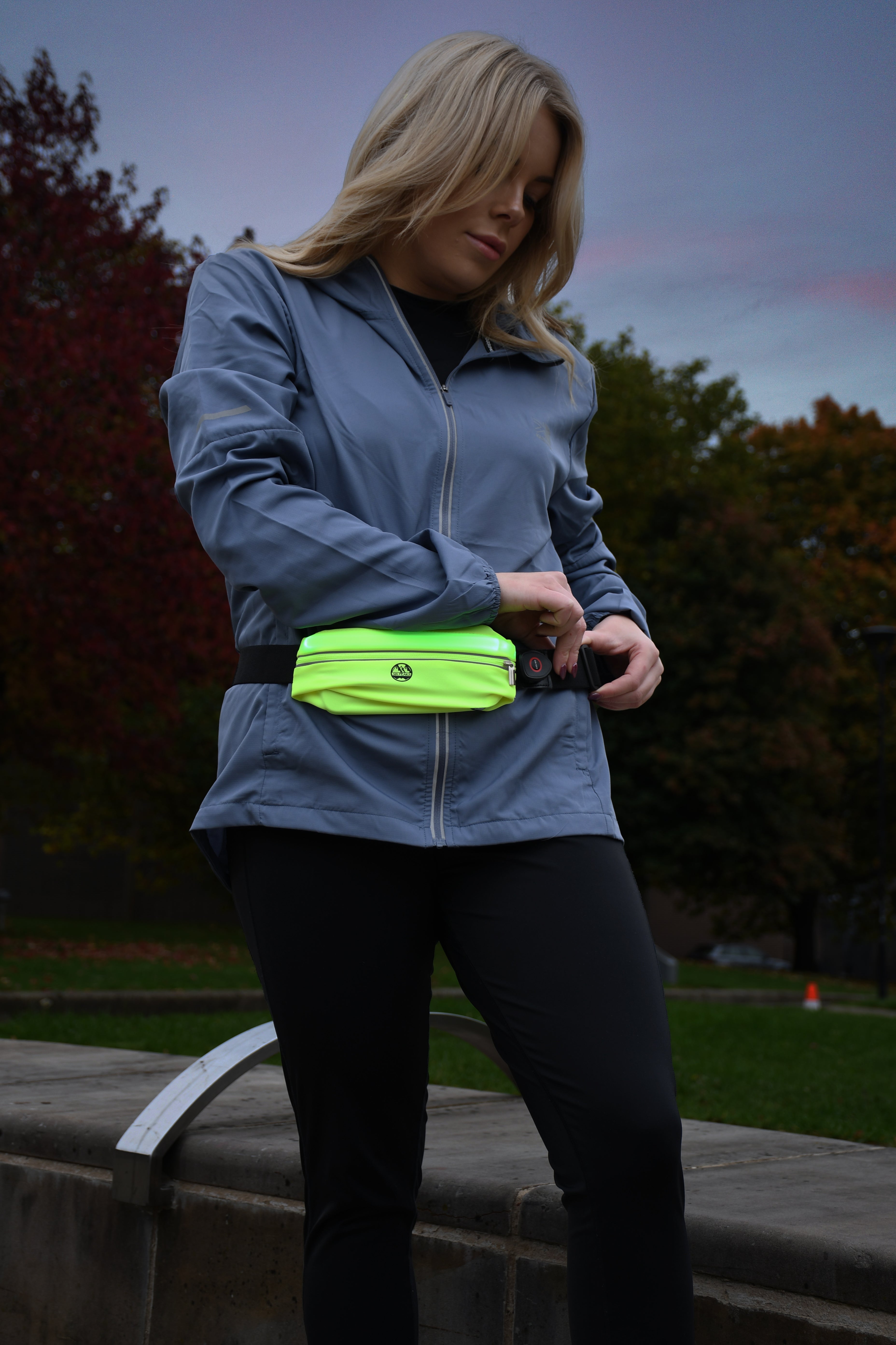 Six Peaks LED Running Belt (Neon Yellow)