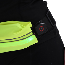 Load image into Gallery viewer, Six Peaks LED Running Belt (Neon Yellow)