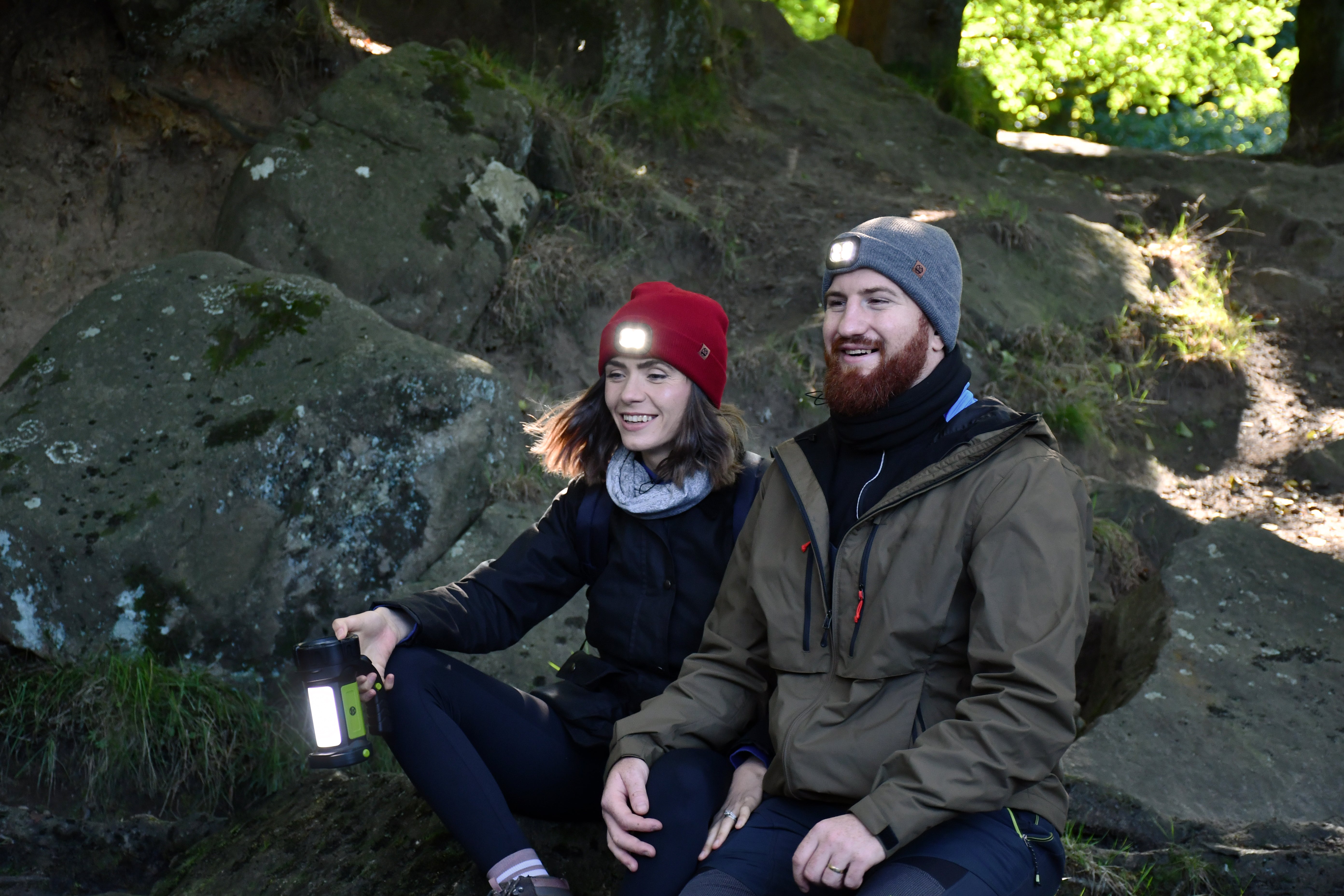 Six Peaks Unisex LED Lighted Beanie Hat (Grey)