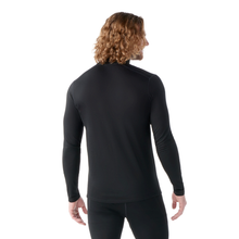 Load image into Gallery viewer, Smartwool Men's Classic Thermal Merino 150 Quarter Zip Long Sleeve Base Layer Top (Black)