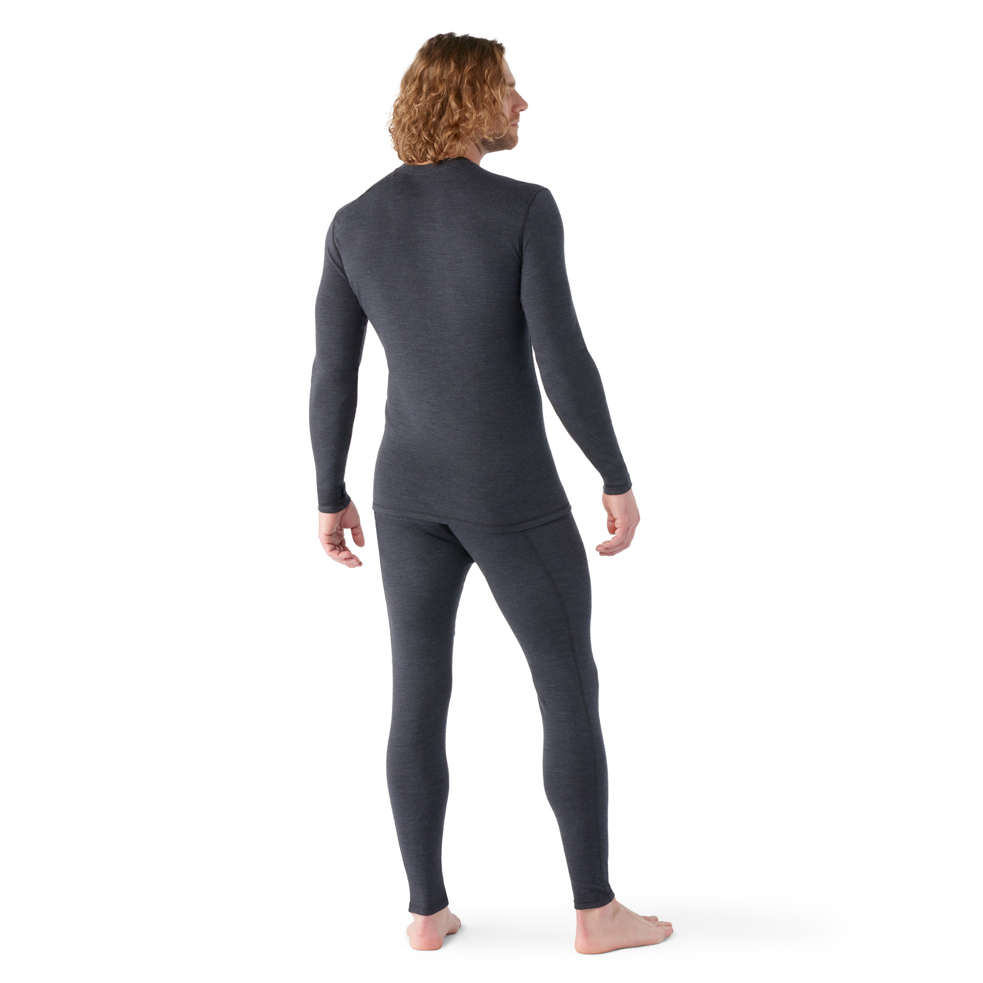 Smartwool Men's Classic Thermal Merino 250 Crew Neck Base Layer Top (Charcoal Heather)