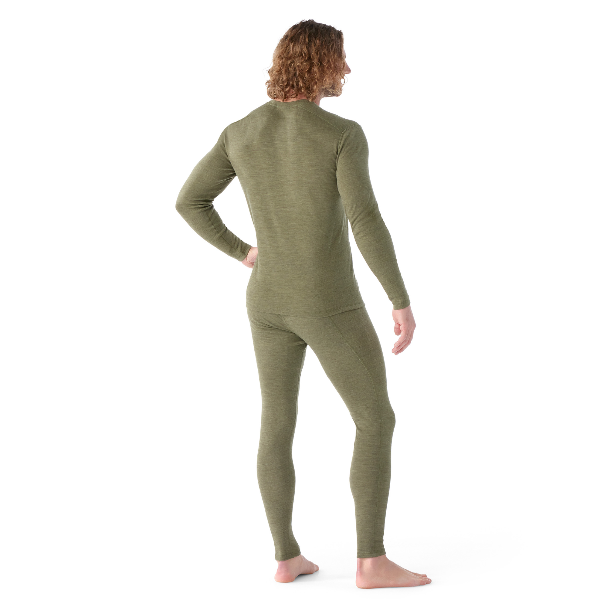 Smartwool Men's Classic Thermal Merino 250 Crew Neck Base Layer Top (Winter Moss)