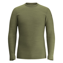 Load image into Gallery viewer, Smartwool Men's Classic Thermal Merino 250 Crew Neck Base Layer Top (Winter Moss)