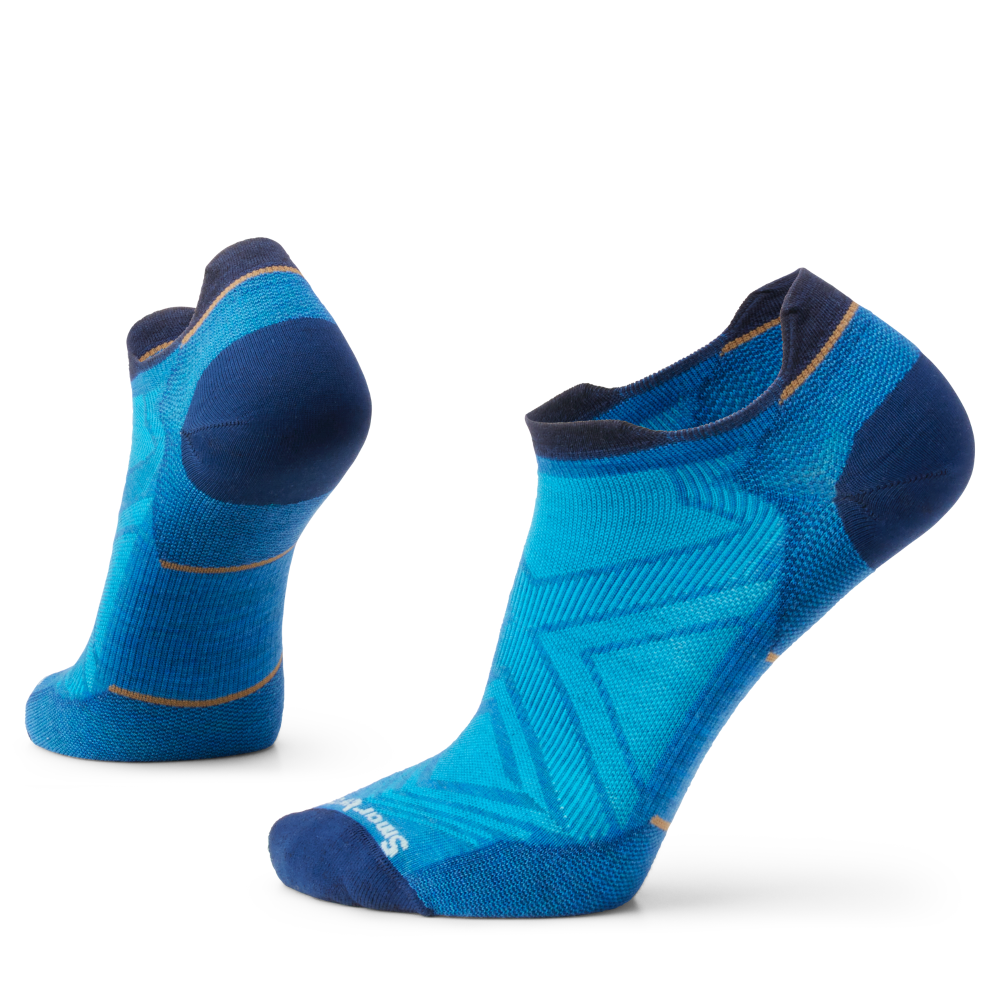 Smartwool Men's Zero Cushion Merino Blend Low Ankle Run Socks (Laguna Blue)