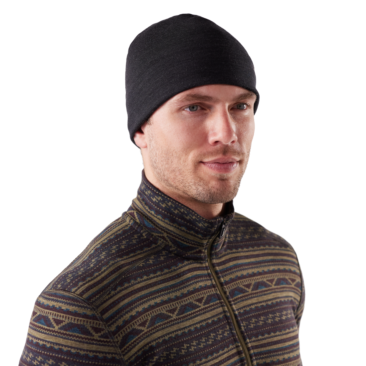 Smartwool Unisex Merino 250 Cuffed Beanie Reversible Charcoal 003 SW0SW956