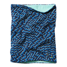 Load image into Gallery viewer, Smartwool Unisex Thermal Merino Reversible Neck Gaiter (Pacific Blue Retro Line)