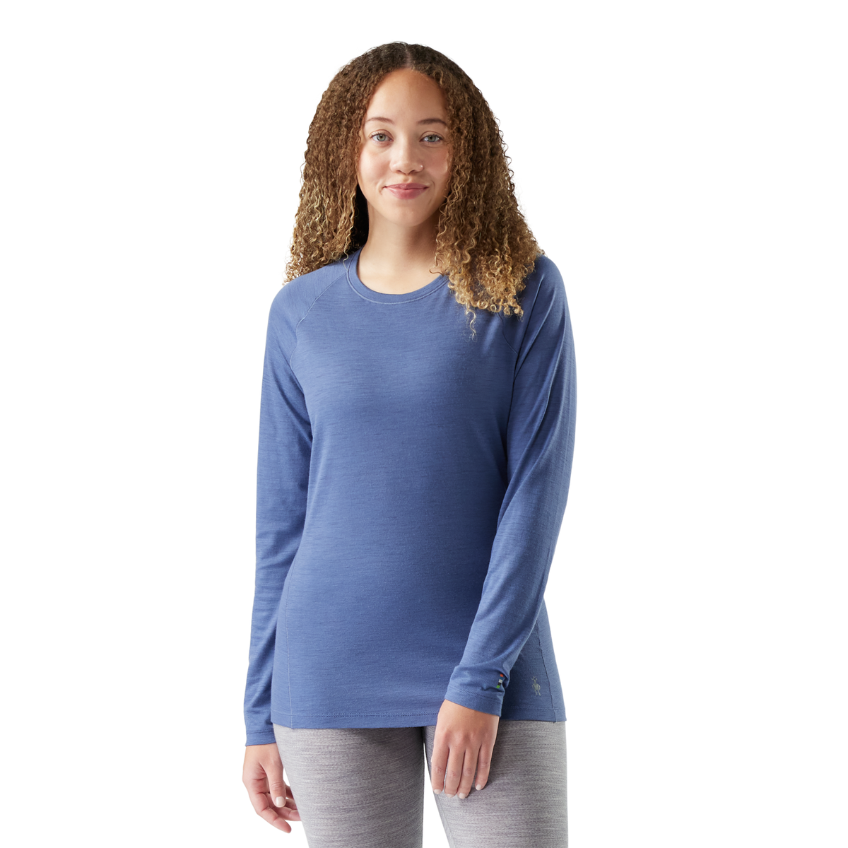 Smartwool Women's All Season Merino 150 Long Sleeve Base Layer Top Boxed Nightfall Blue P43 SW016913