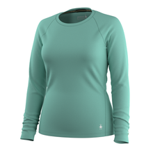Load image into Gallery viewer, Smartwool Women's All Season Merino 150 Long Sleeve Base Layer Top (Boxed)(Pacific Blue)