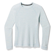 Load image into Gallery viewer, Smartwool Women&#39;s Classic Thermal Merino 250 Crew Neck Long Sleeve Base Layer Top (Winter Sky Heather)
