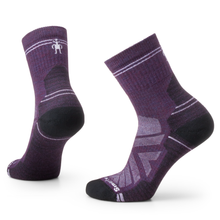 Load image into Gallery viewer, Smartwool Women's Performance Hike Light Cushion Merino Blend Mid Crew Socks (Purple Iris L901