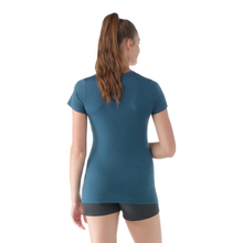 Load image into Gallery viewer, Smartwool Women's Merino Short Sleeve Technical Tee (Twilight Blue)