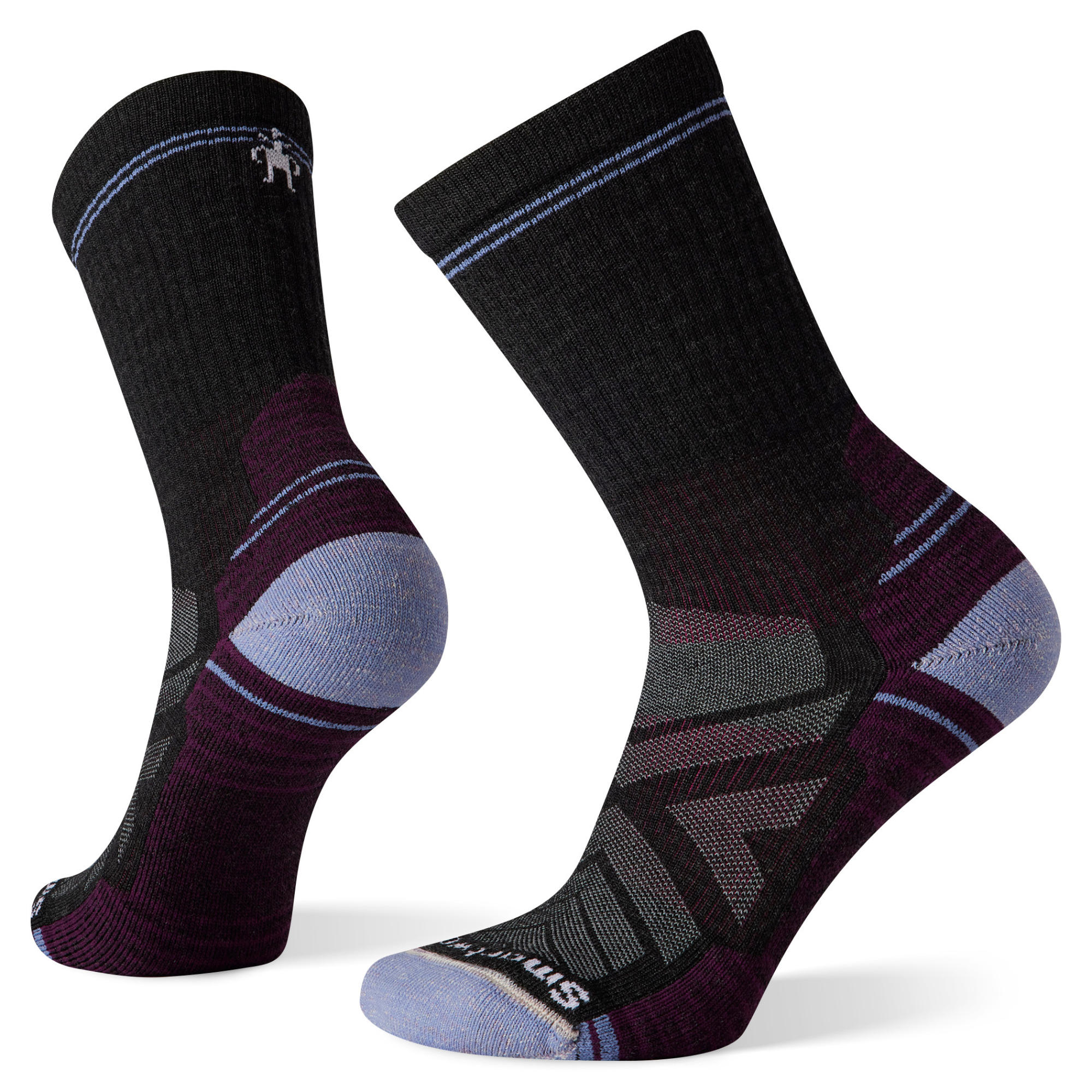 Smartwool Women's Performance Hike Light Cushion Merino Blend Crew Length Socks (Charcoal)