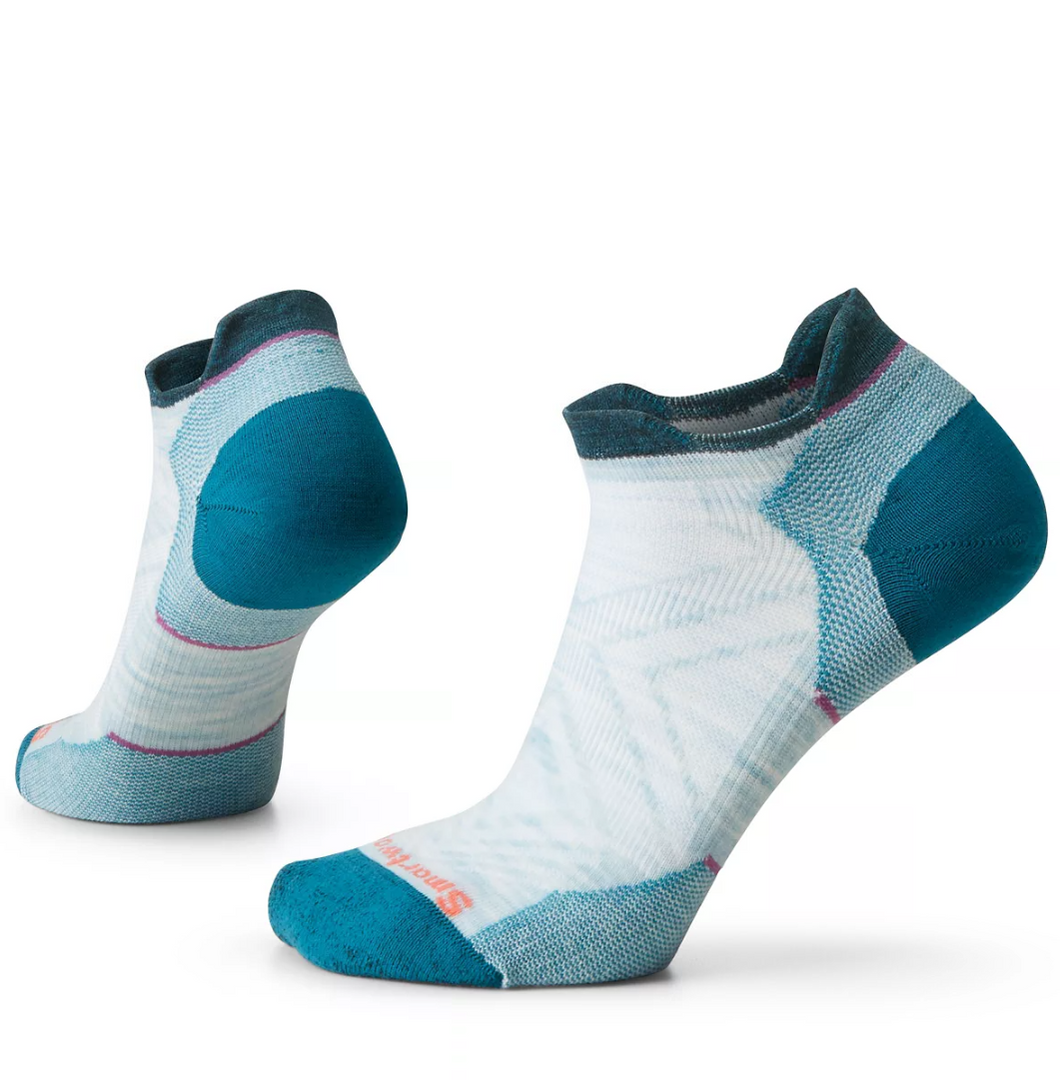 Smartwool Women's Zero Cushion Merino Blend Low Ankle Run Socks (Frosty Green)