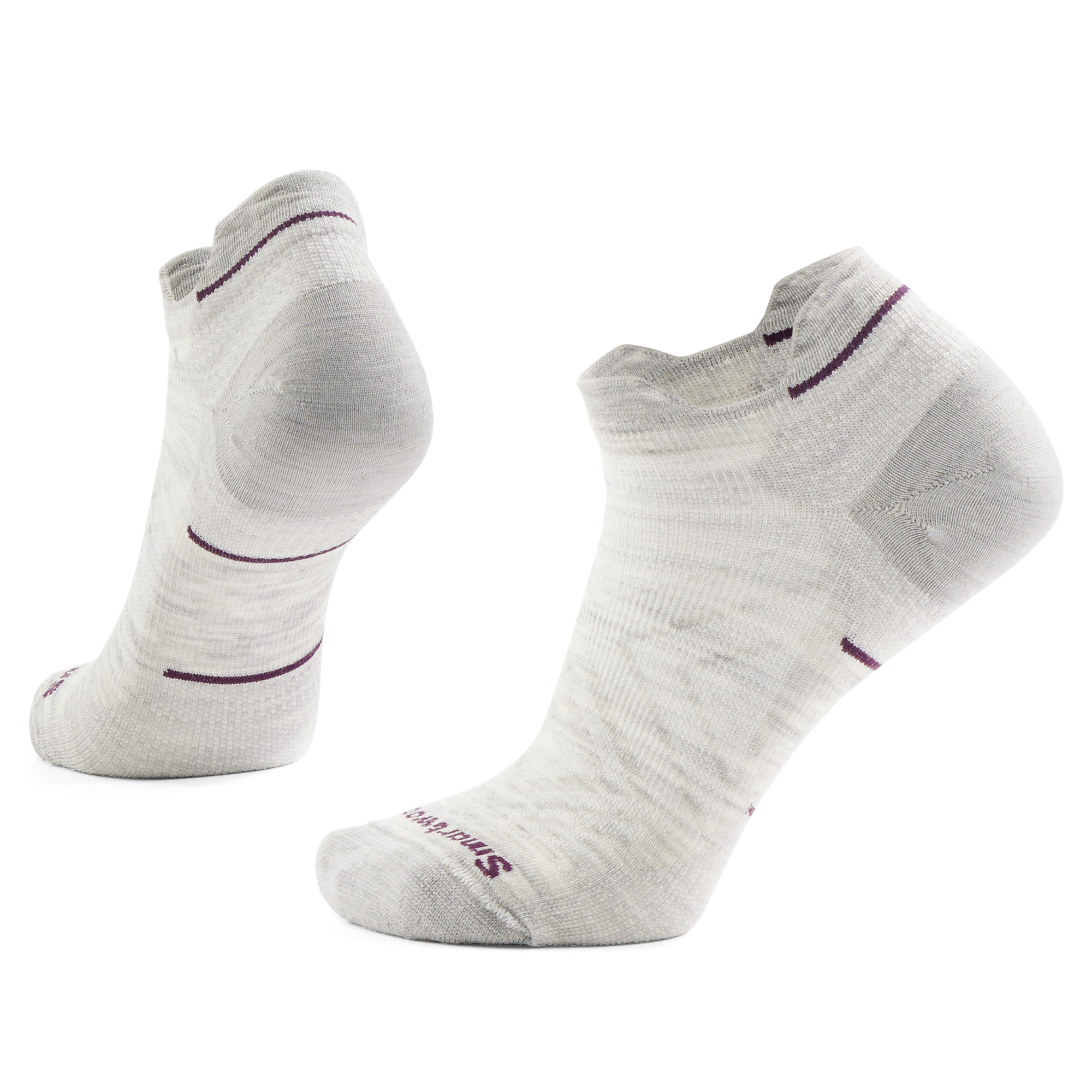 Smartwool Women's Zero Cushion Merino Blend Low Ankle Run Socks (Ash)