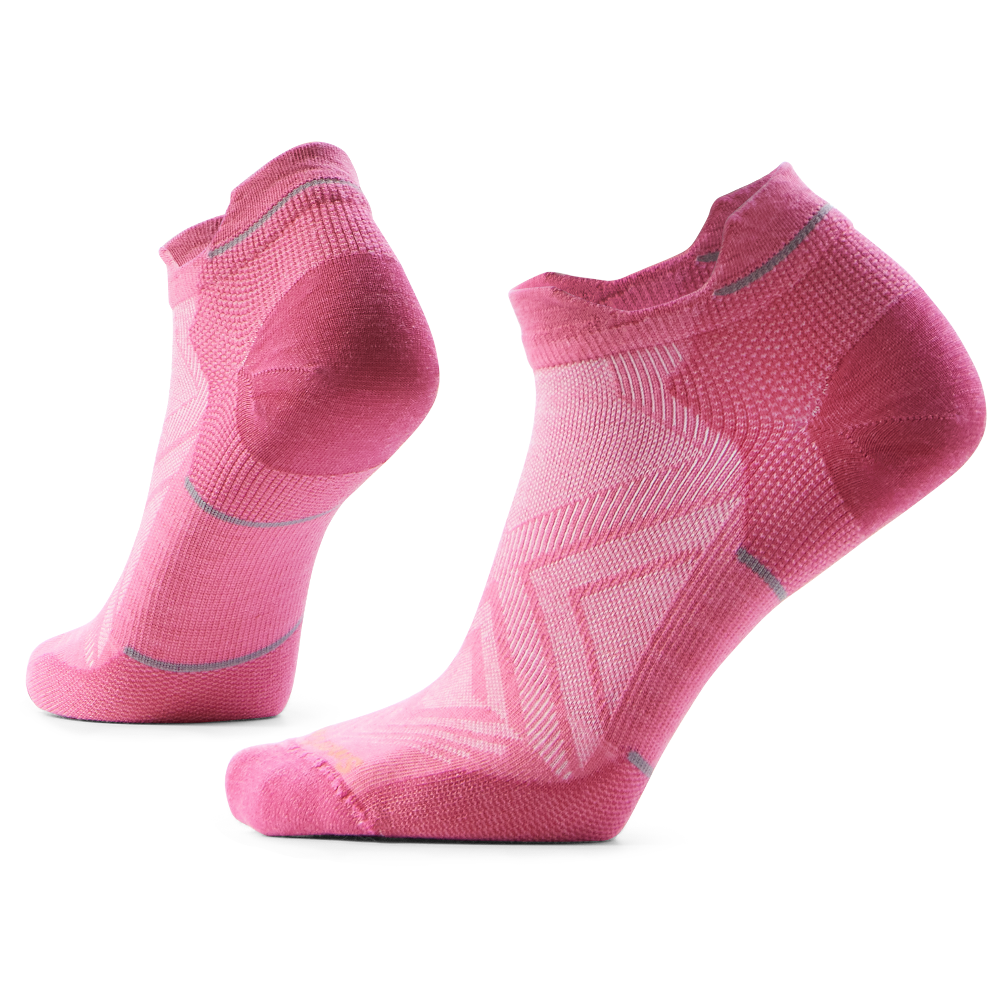 Smartwool Women's Zero Cushion Merino Blend Low Ankle Run Socks (Garden Pink)