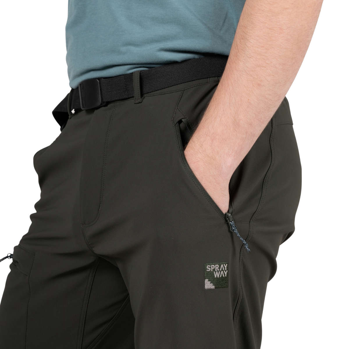 Sprayway Men's Compass Warm Softshell Trousers (Black)