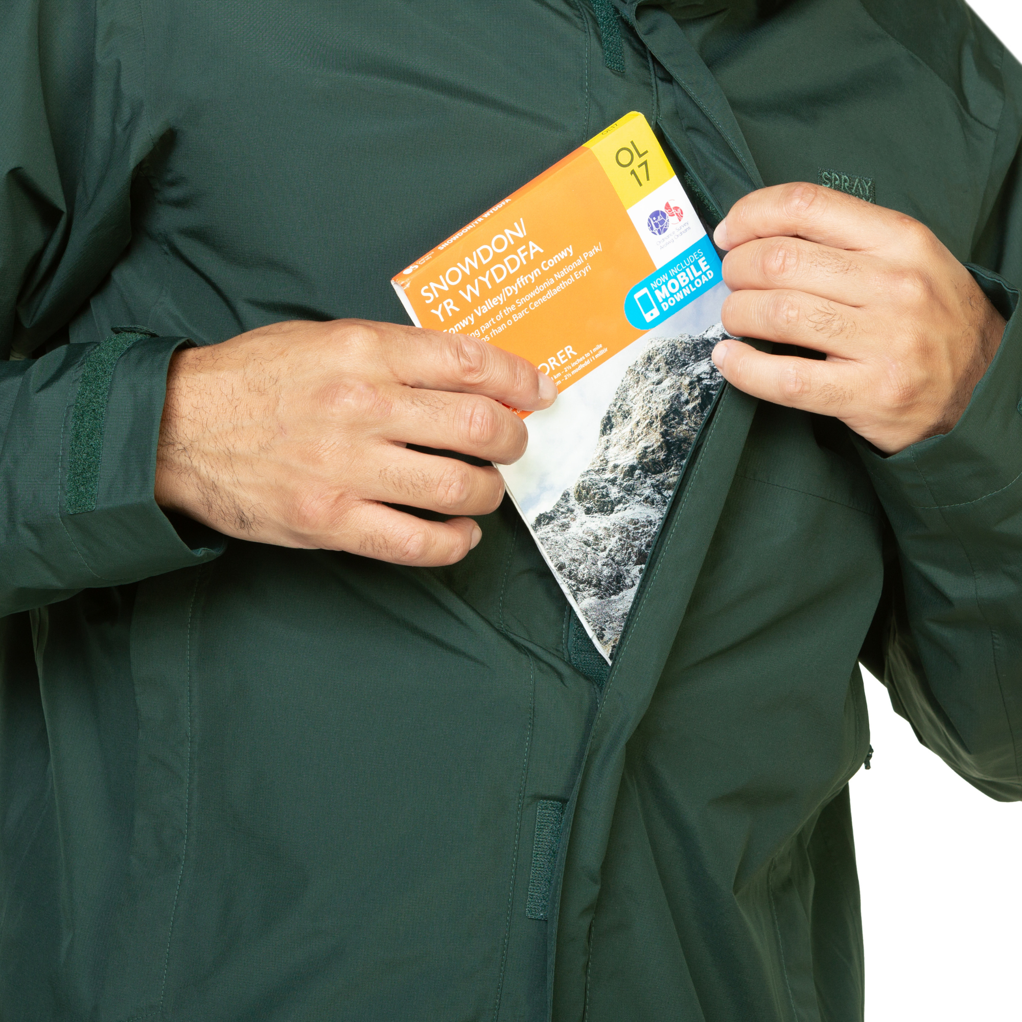 Sprayway Men's Maxen 2L Gore-Tex Jacket (Dark Spruce)