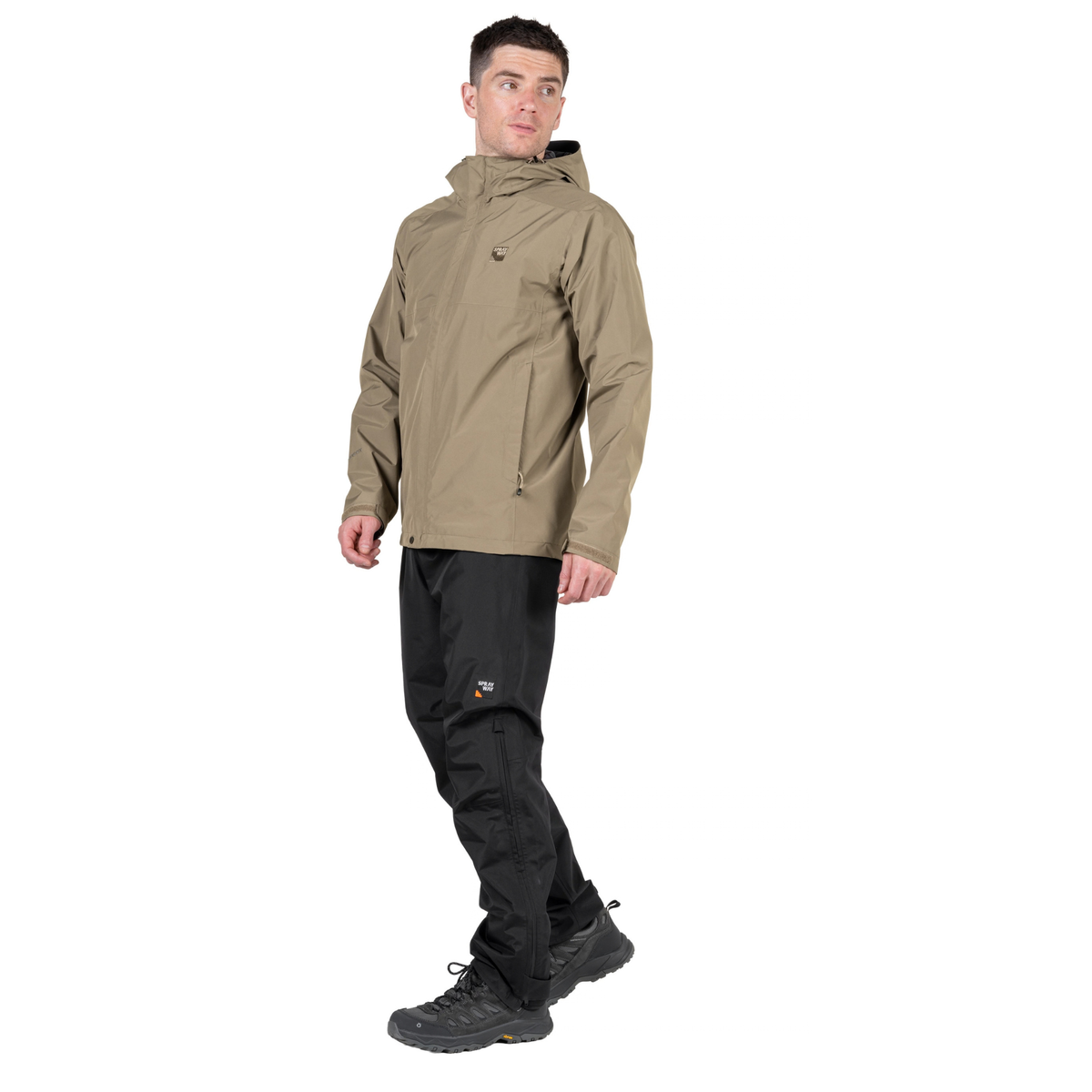Sprayway Men's Mountain Gore-Tex Waterproof Over-Trousers Rainpant Black SP - 008826