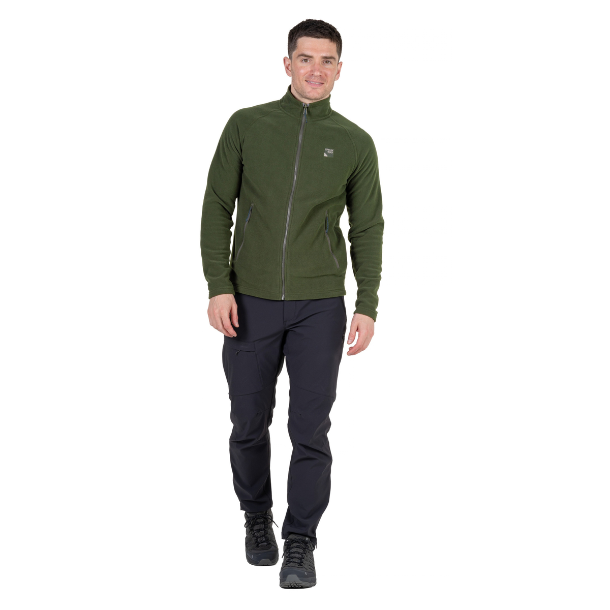 Sprayway Men's Santiago InterActive Full Zip Fleece Jacket SP-01058 Forest SP-008854