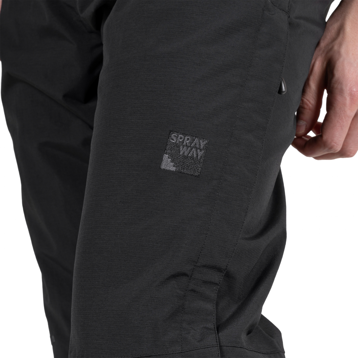 Sprayway Men's Walking 2L Waterproof Over-Trousers SP-01006 Black SP-008107