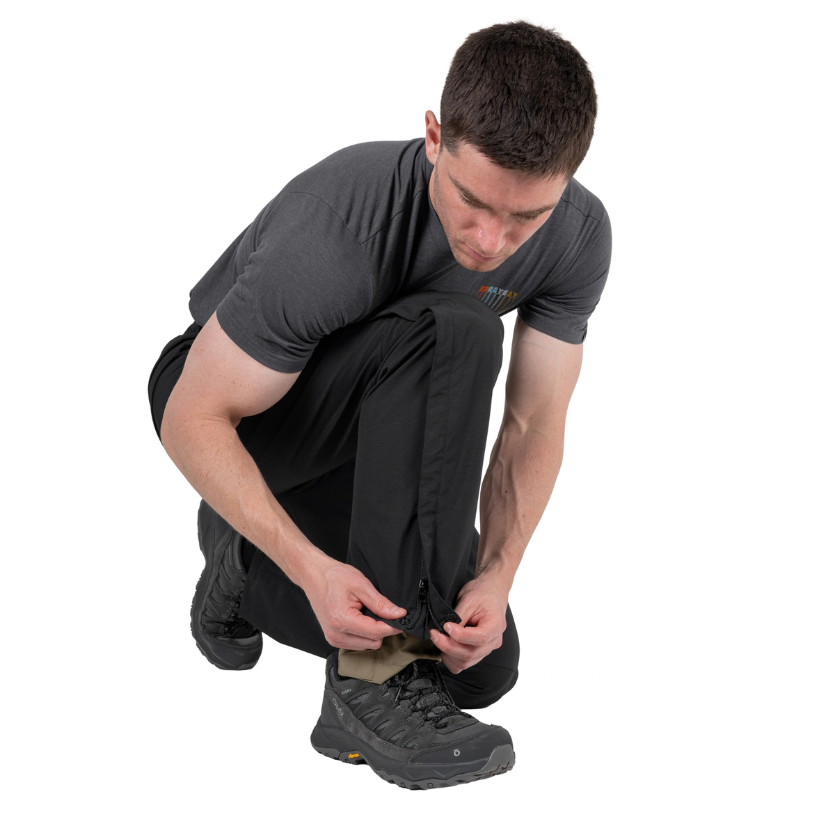 Sprayway Men's Walking 2L Waterproof Over-Trousers SP-01006 Black SP-008107