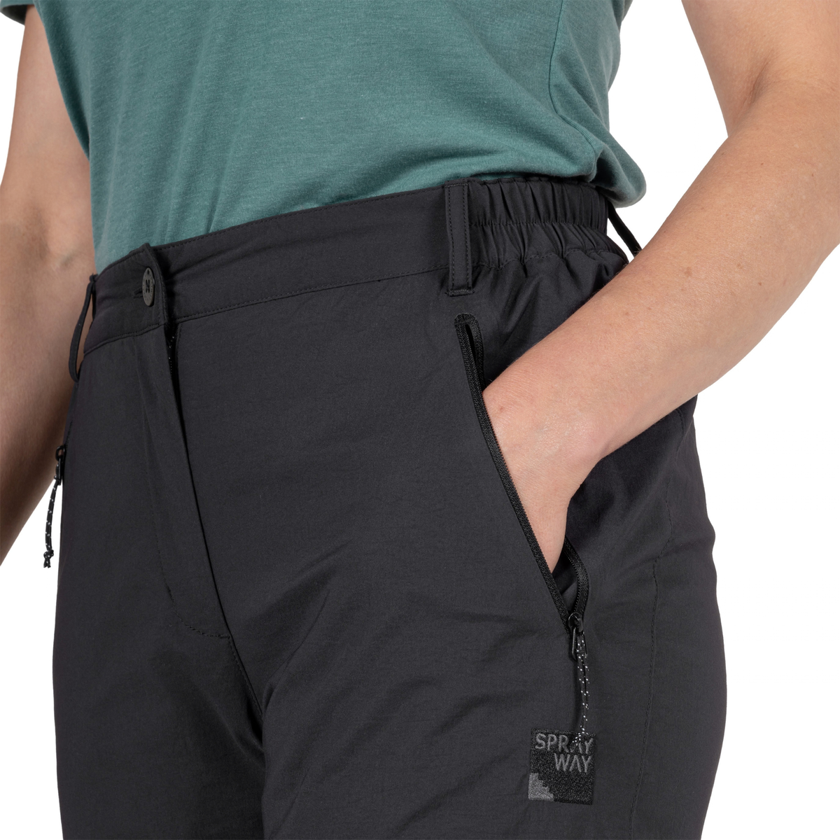 Sprayway Women's All Day Rainpant Waterproof Trousers SP-01006 Black SP-008897