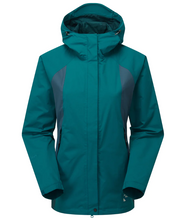 Load image into Gallery viewer, Sprayway Women&#39;s Atlanta Interactive Waterproof Jacket (Blue Lagoon/Marine)
