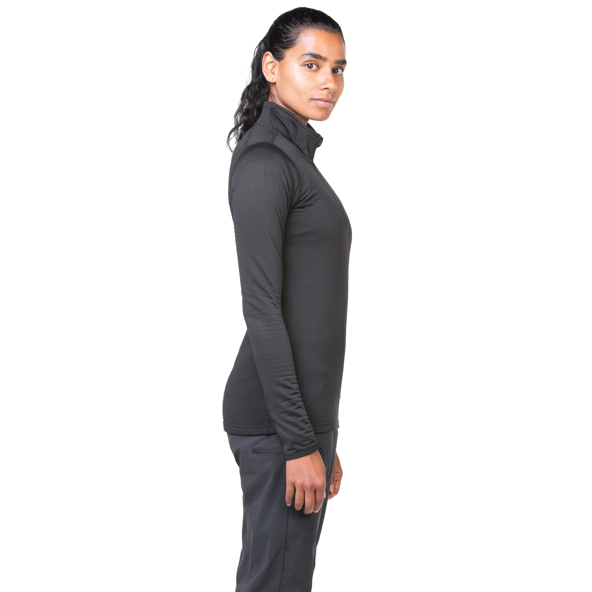 Sprayway Women's Effra Half Zip Base Layer Top (Black)