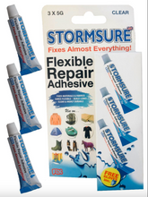 Load image into Gallery viewer, Stormsure Flexible Repair Adhesive Tubes (3 x 5g)