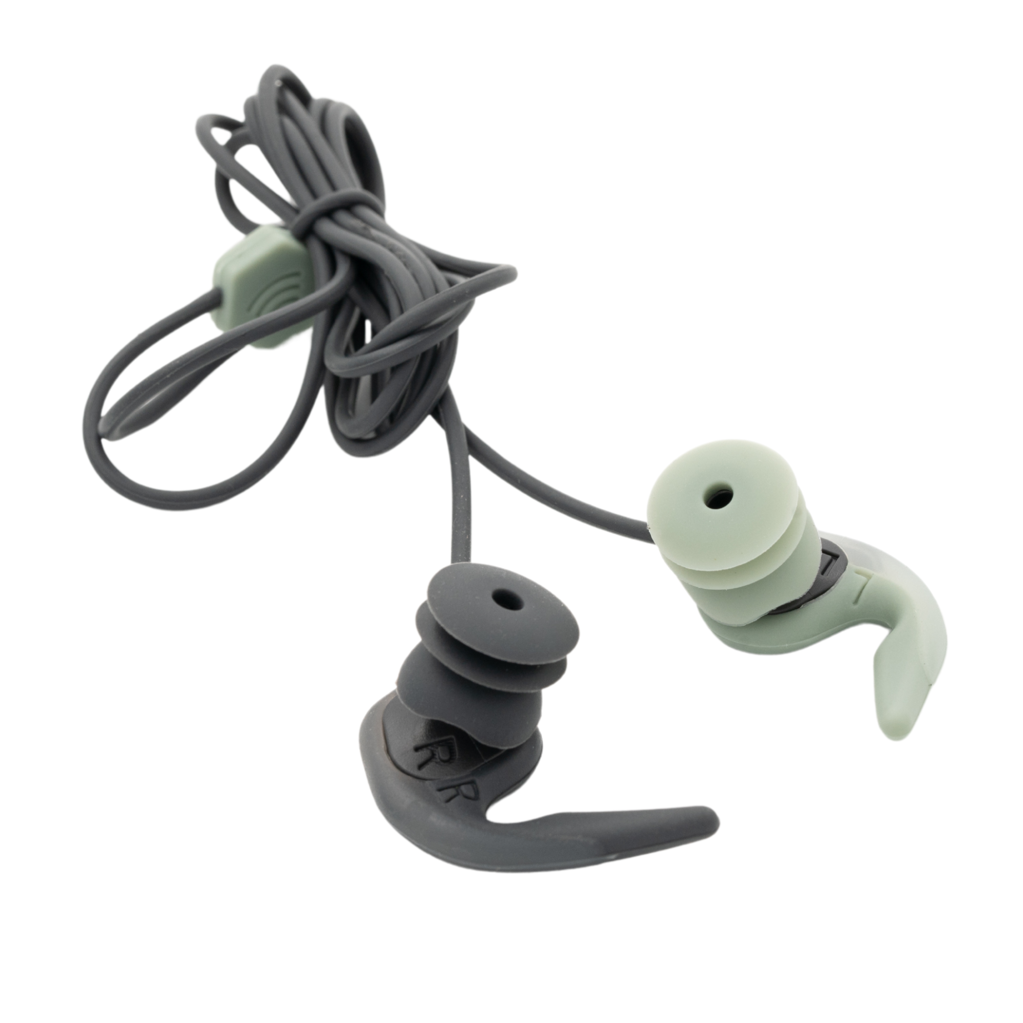 SurfEars Adult 4.0 Swim Watersports Earplugs (Black/Sage)