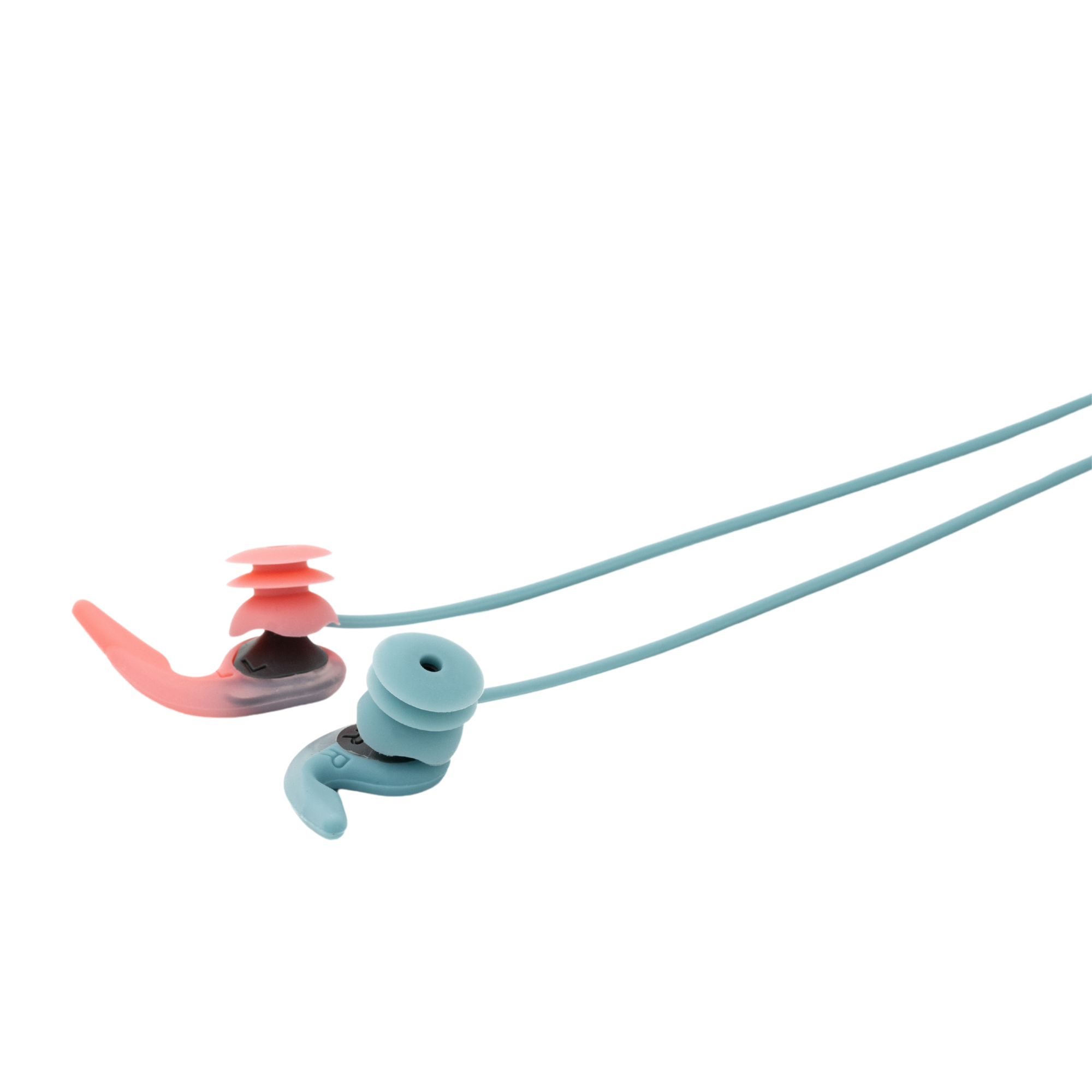 SurfEars Adult 4.0 Swim/Watersports Earplugs (Coral/Sky)