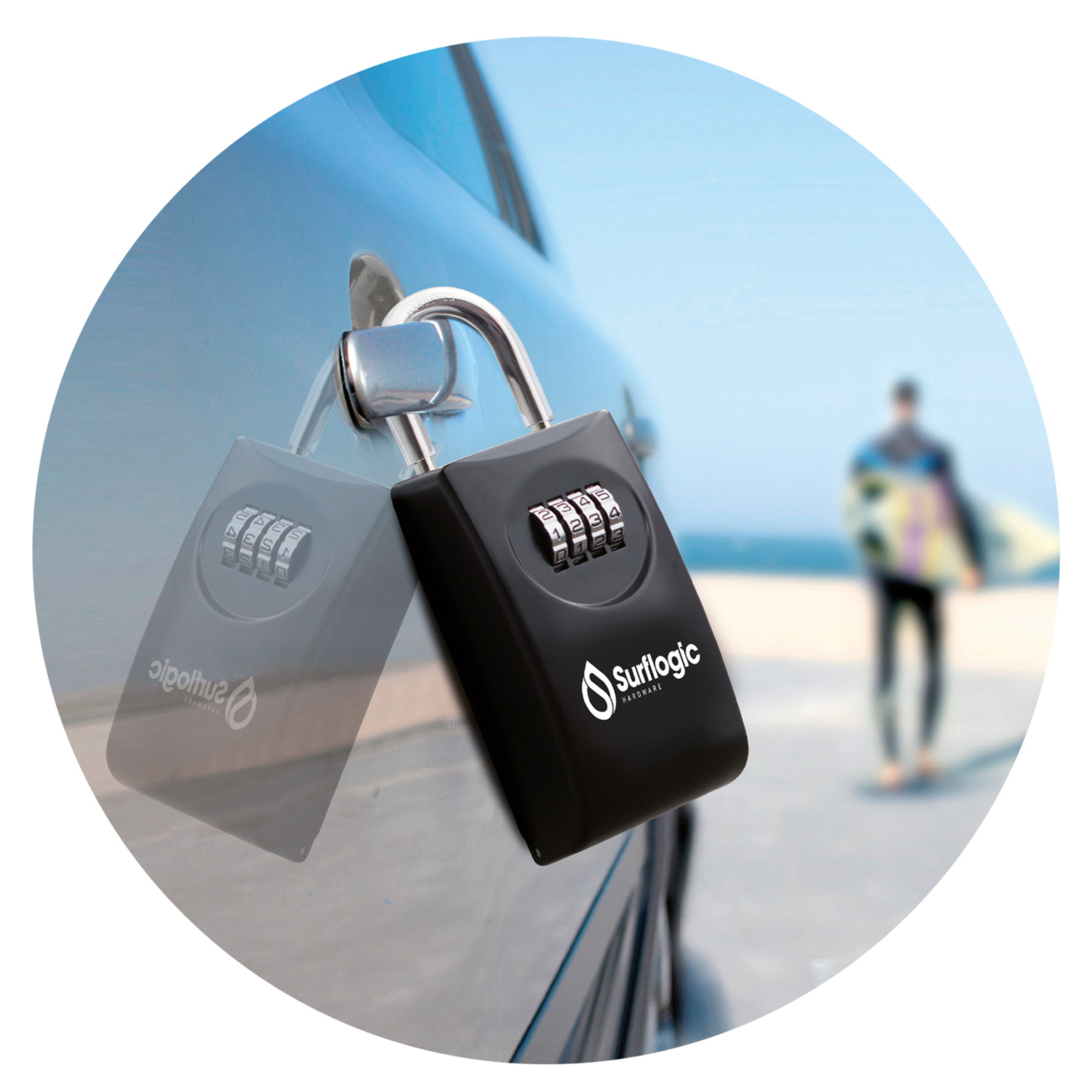 Surflogic Key Lock (Maxi)(Black)