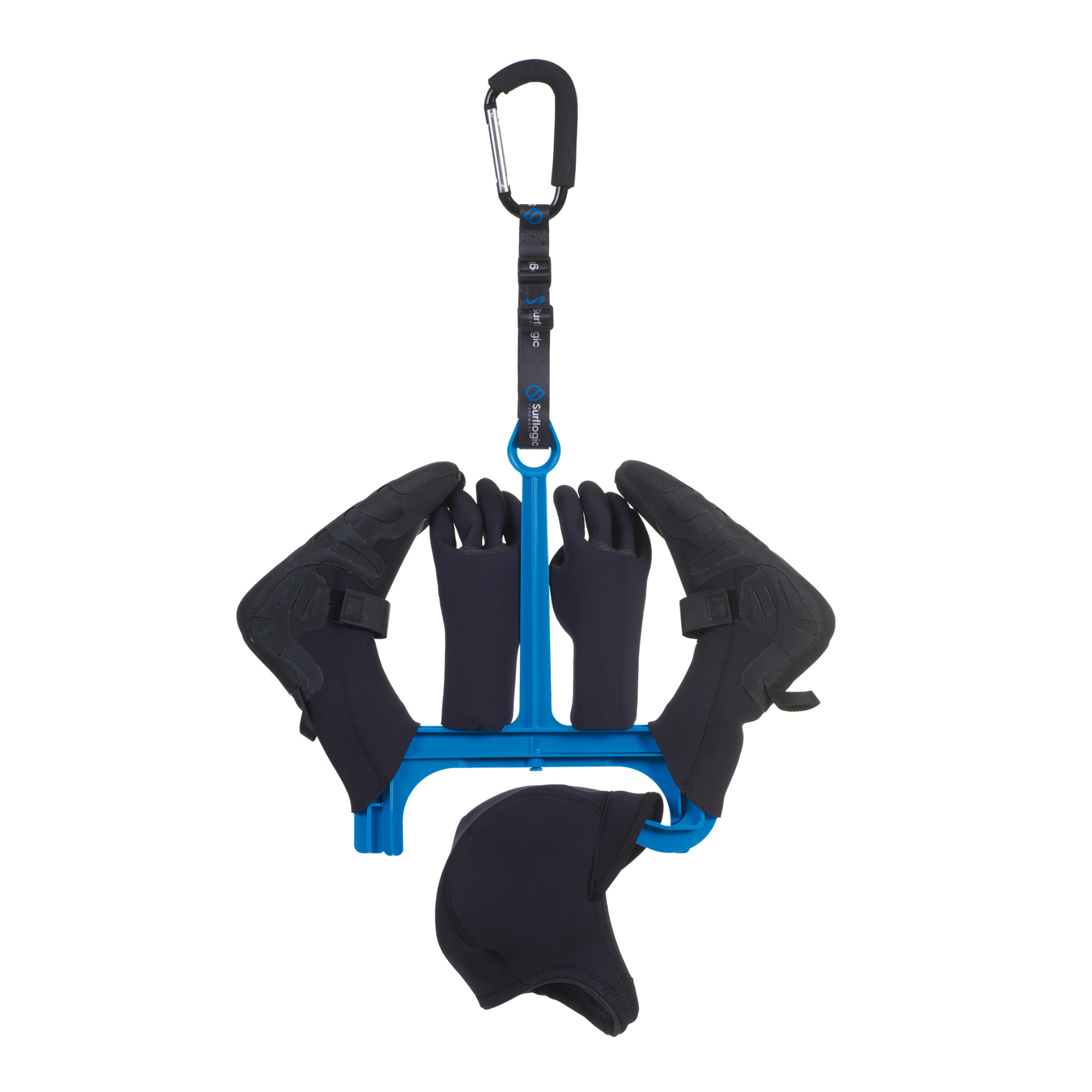 Surflogic Wetsuit Accessories Hanger Double System (Blue)