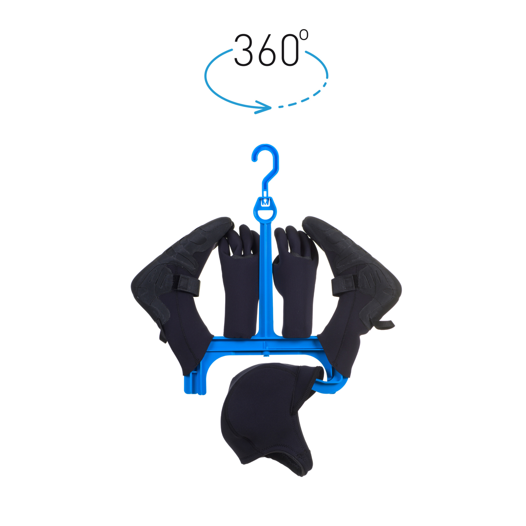Surflogic Wetsuit Accessories Hanger Double System (Blue)