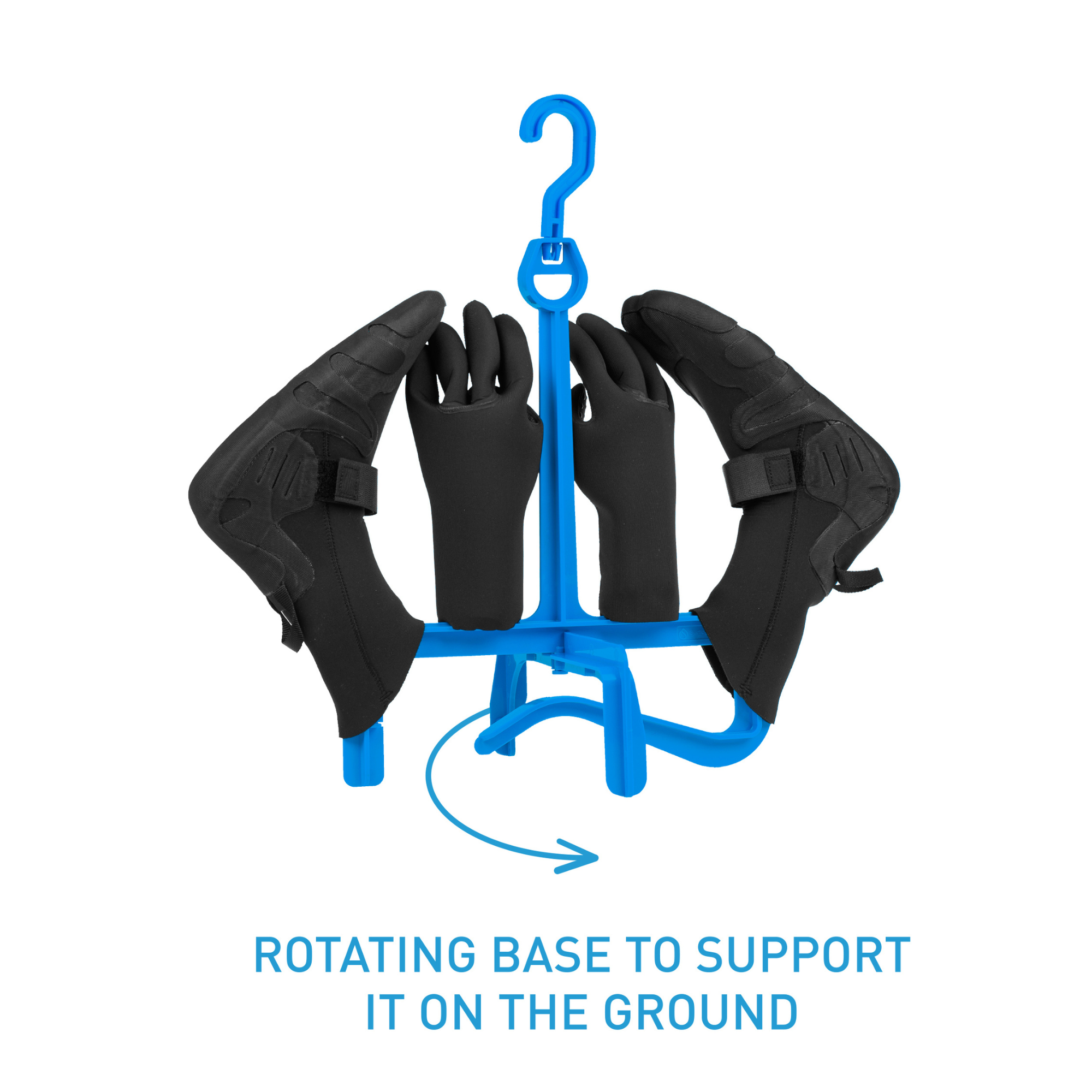Surflogic Wetsuit Accessories Hanger Double System (Blue)