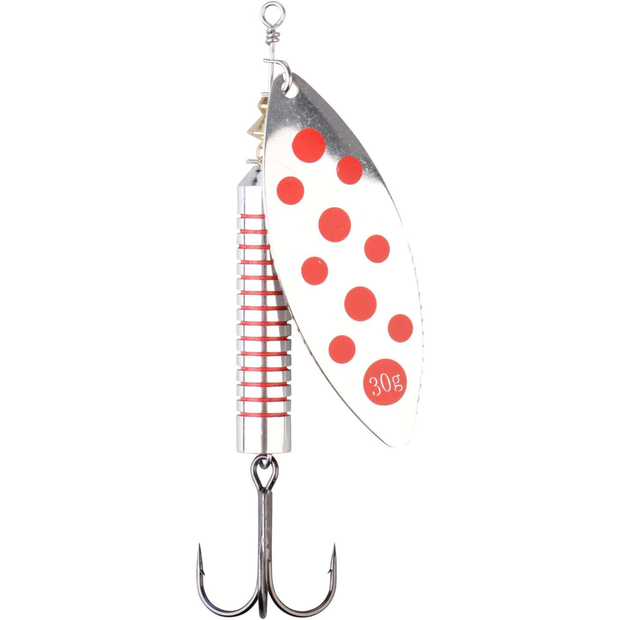 Svendsen Ron Thompson Salmon Spinner Lure (30g/10cm)(Silver/Red)
