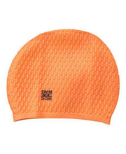Load image into Gallery viewer, Swim Secure Bubble Swim Hat (Orange)