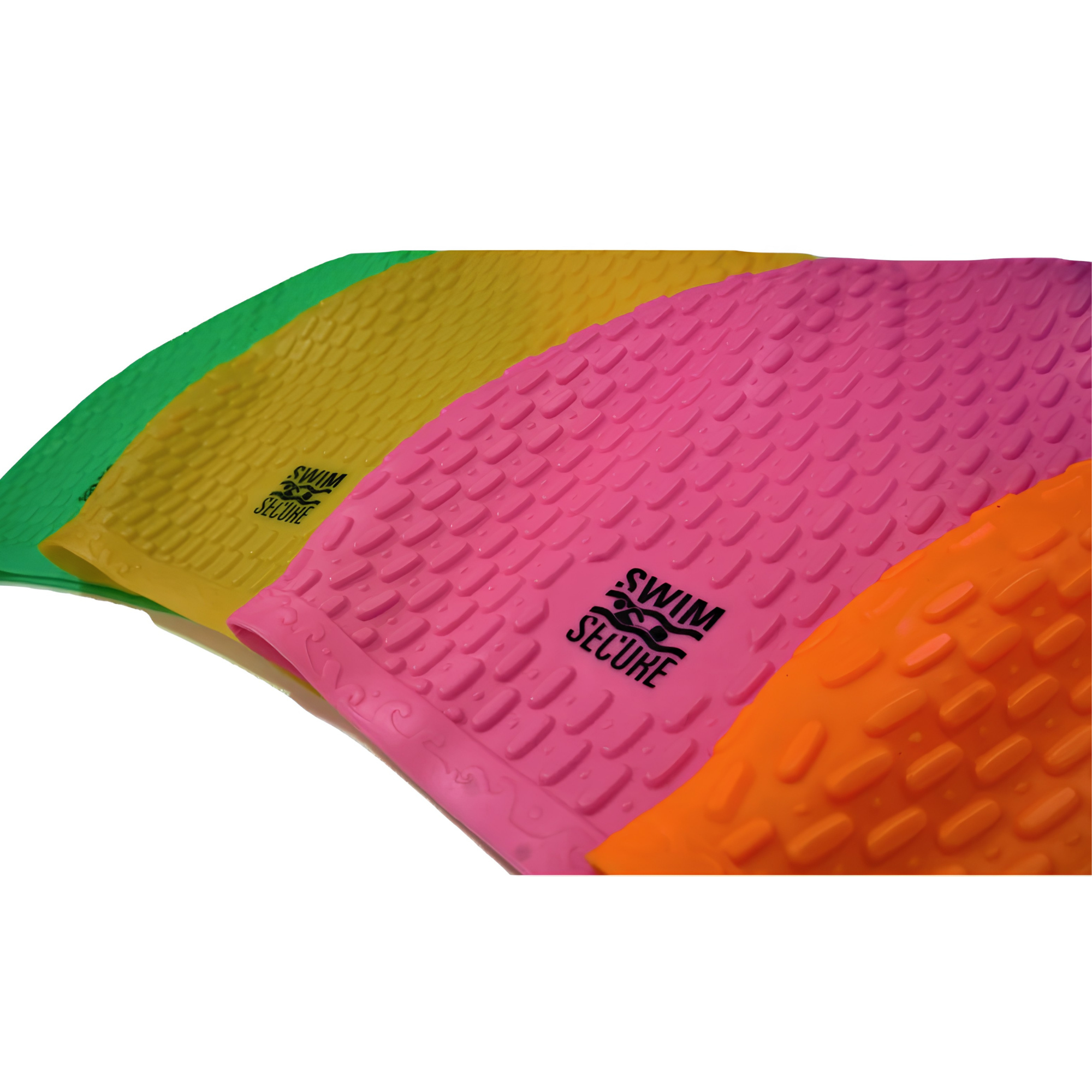 Swim Secure Bubble Swim Hat (Orange)