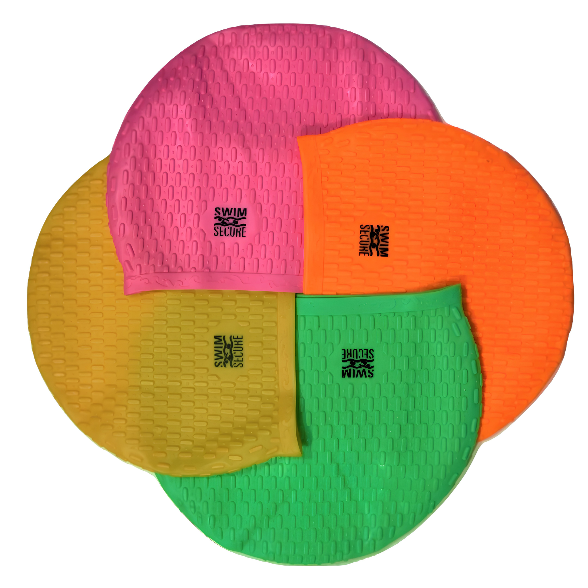 Swim Secure Bubble Swim Hat (Orange)