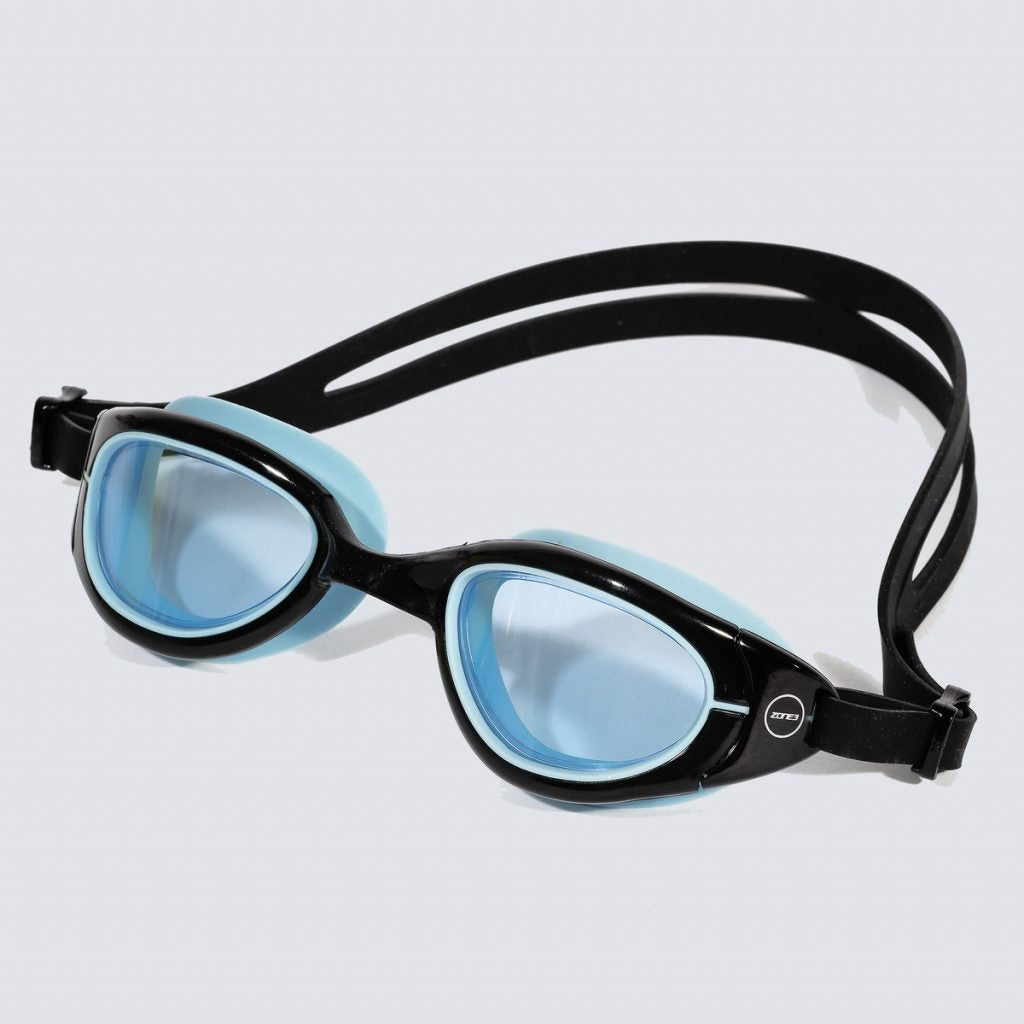 Zone 3 Attack Swim Goggles (Black/Tinted Blue Lens)