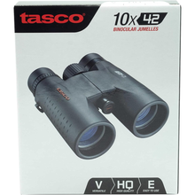 Load image into Gallery viewer, Tasco Essentials Waterproof Binoculars (Black)(10x42)
