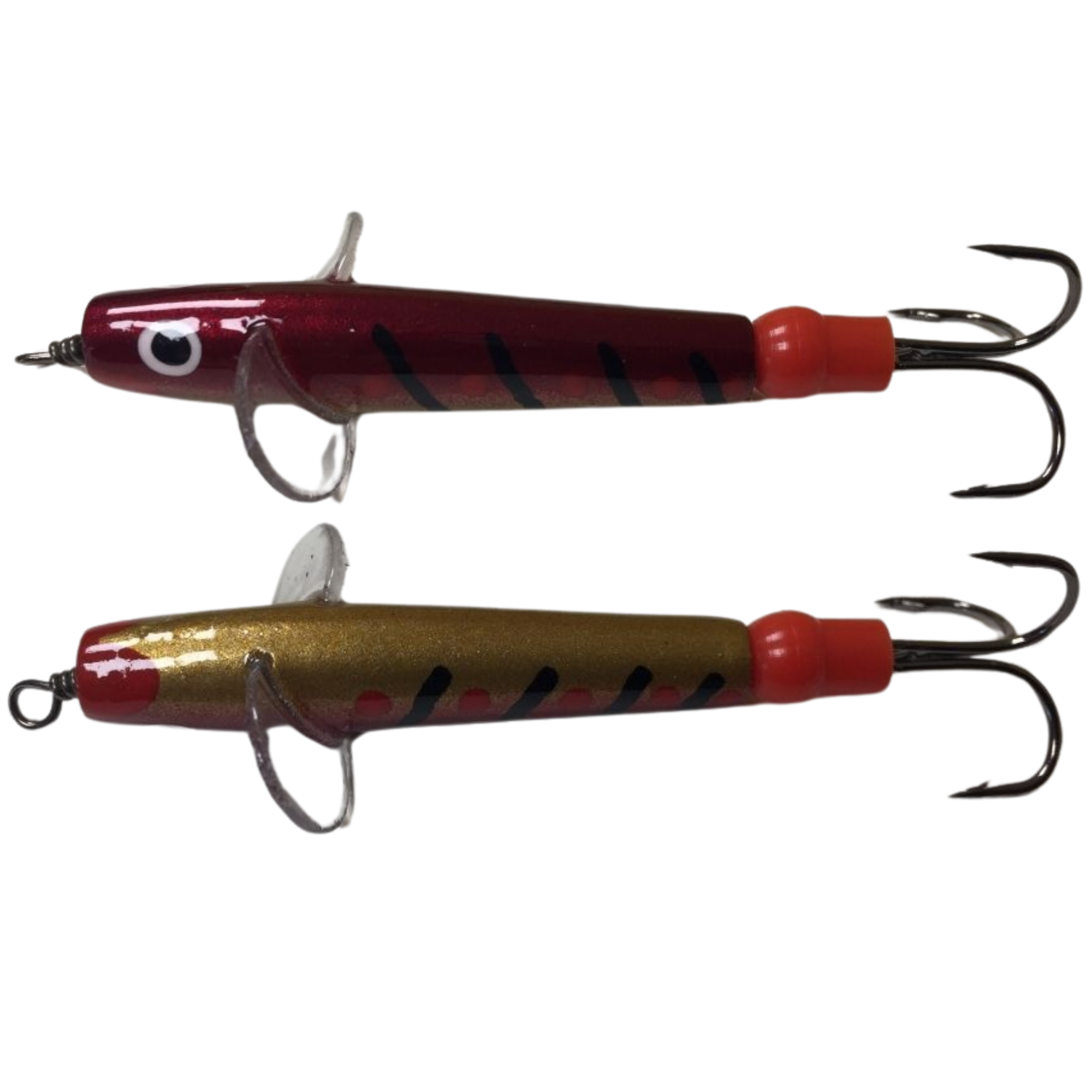 The JC Bait Minnow Lure (Size: 1.25in)(Red/Gold)